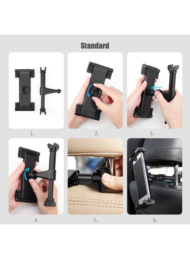 Baseus Car Phone Stand Back Seat Bracket Black - Image 2