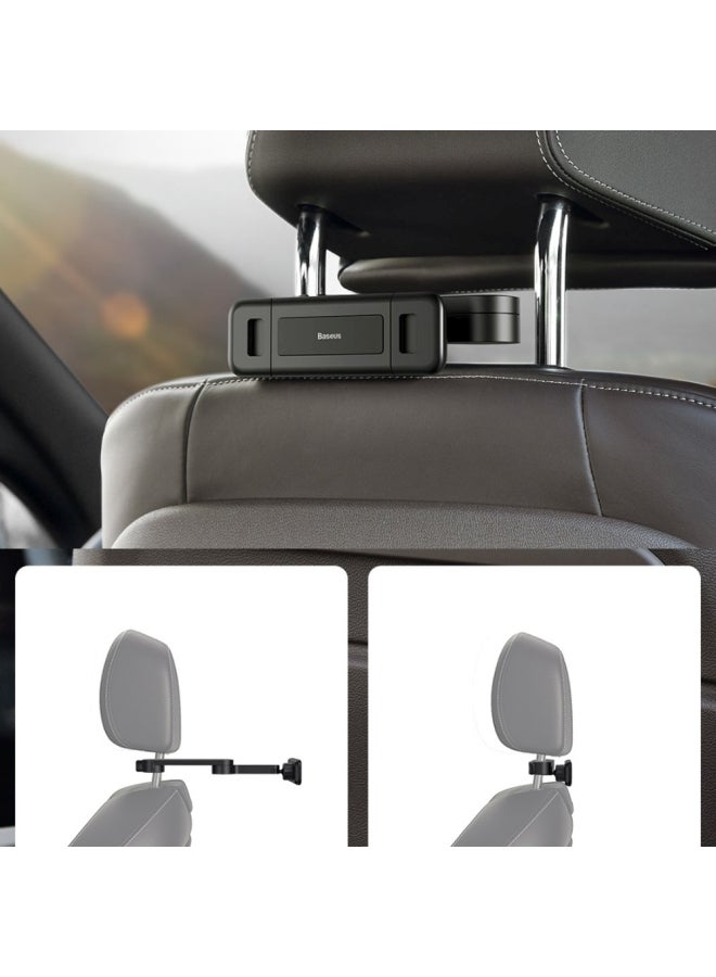 Baseus Car Phone Stand Back Seat Bracket Black - Image 5