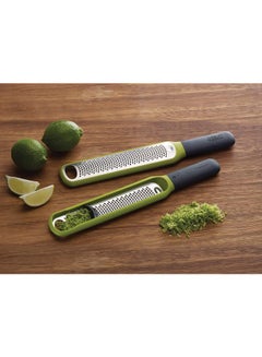 Joseph Joseph Handi Zester With Blade Wiper Silver/Black/Green 28x2x5cm  - Image 3