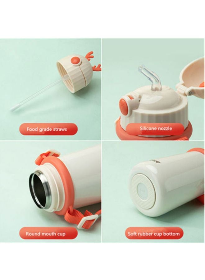 Beauenty Thermos Cup With Straw White - Image 3