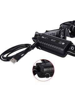 فوبيري كشاف للرأس بإضاءة XML T6+2R5 بإضاءة LED قابلة للشحن بشدة سطوع 8500 لومن وبطارية 18650  - Image 4
