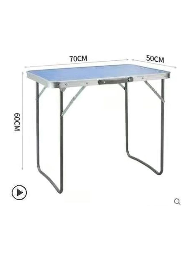 fashionhome - Adjustable Height Portable Table Light Blue - Image 1