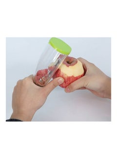 Generic Fruit and Vegetable Peeler with Container Green/Transparent  - Image 2