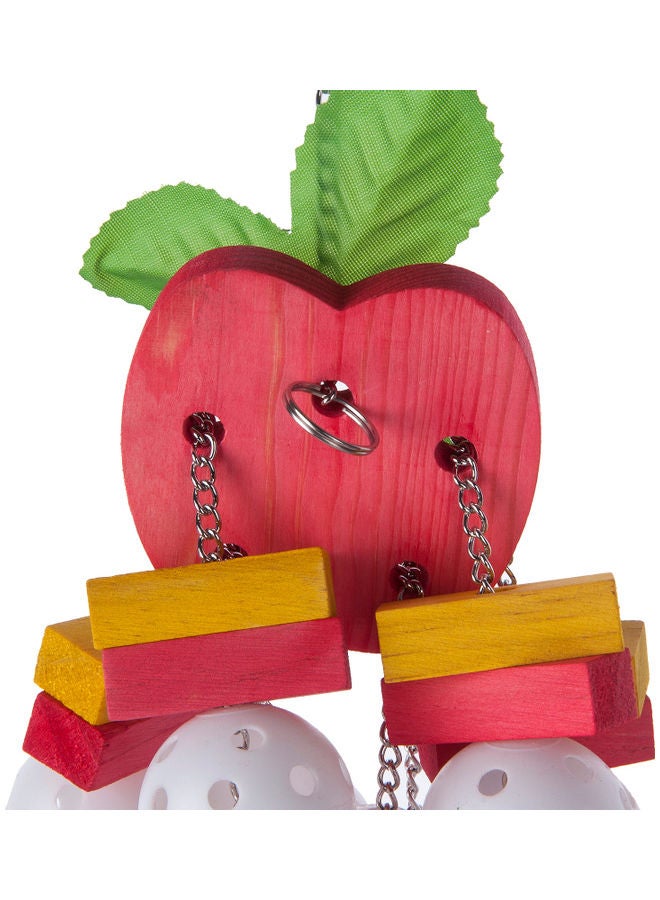 Birds Chewing with Bell Hanging Toy Multicolour - Image 3