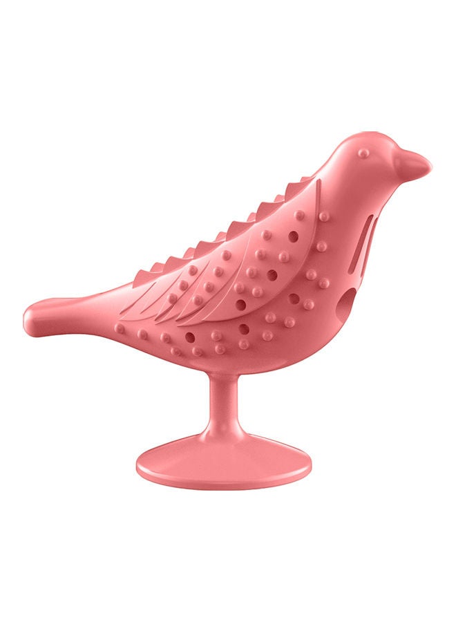 Cat Fodder Leaky Feeder Pet Pink 13 x 5.50 x 10cm - Image 1