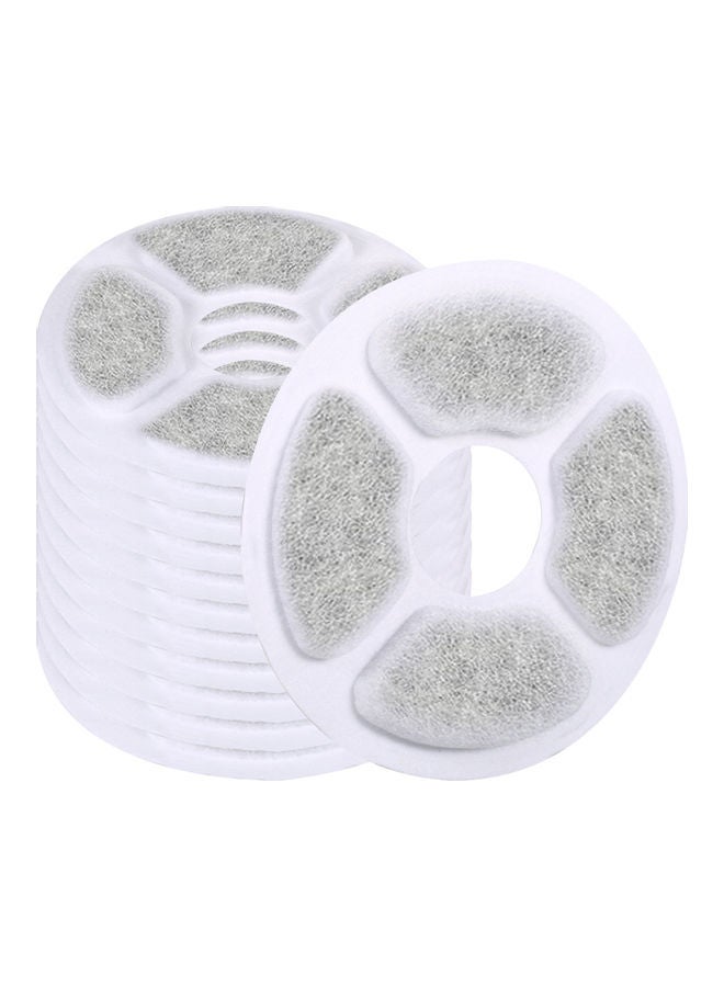 12-Piece Cat Water Fountain Filters Multicolour 13 x 12 x 13cm