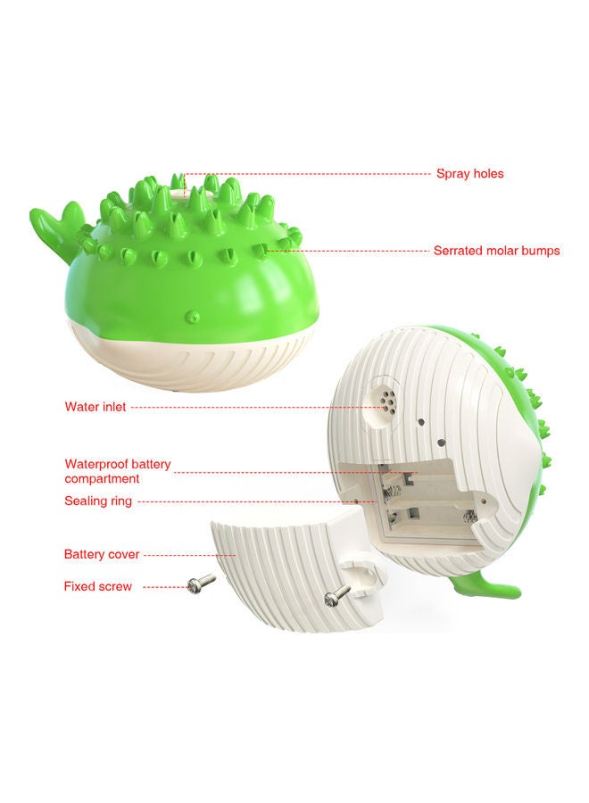 لعبة للكلاب تعوم في الماء قابلة للمضغ أخضر/أبيض - Image 3