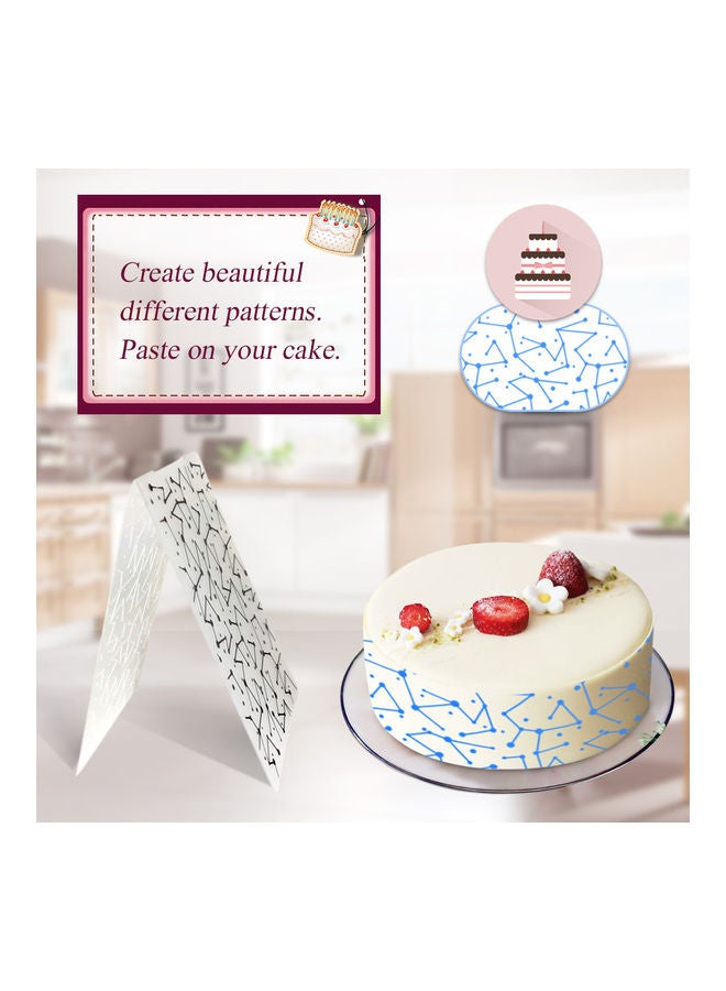 Generic - Embossing Folder Cake Biscuit Fondant Mold Multicolour - Image 1