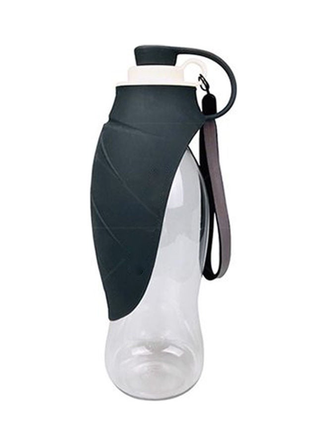 Portable Pets Water Dispenser Bottle Black/Clear 23 x 8 x 8cm - Image 1