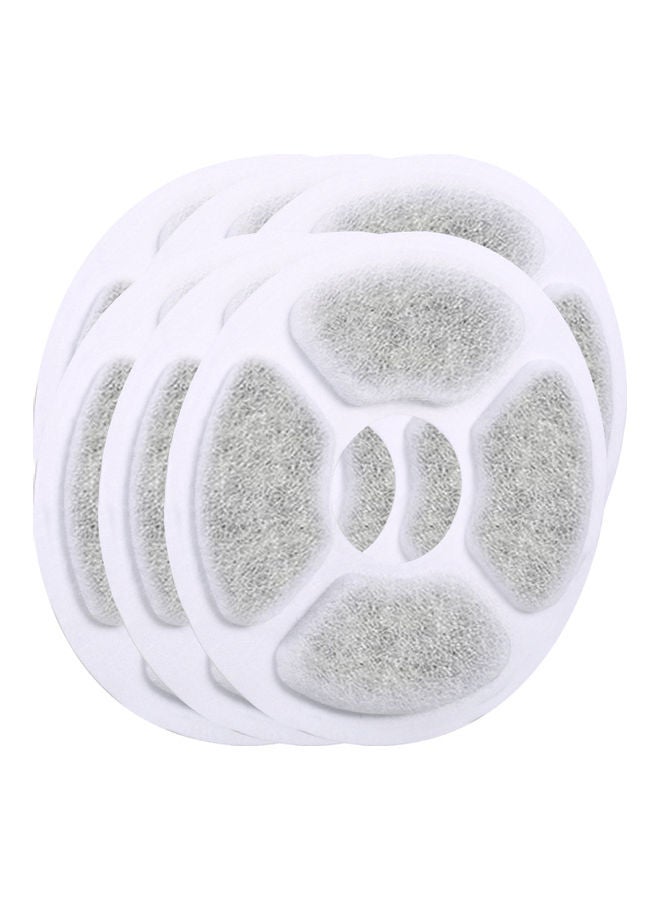 مجموعة فلاتر لنافورة الماء للقطط مكونة من 6 قطع متعدد الألوان 13 x 5.60 x 13سم