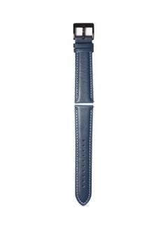 Leather Band Quick Release Smart Watch Strap Blue