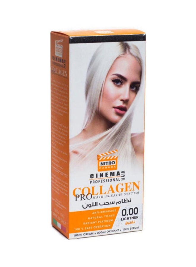 NITRO CANADA - Cinema Professional Collagen Pro Hair bleach system 0.00 Lightner Multicolour 310ml - Image 1