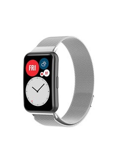 Foxcon Huawei Watch Fit Replacement Milanese Strap Silver  - Image 1