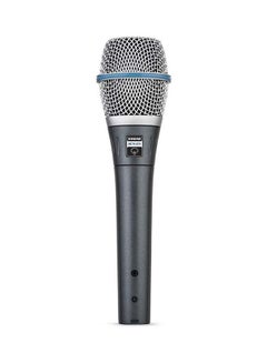 Supercardioid Single-Element Vocal Condenser Microphone for Studio Recording and Live Performances with A25D Mic Clip and Storage Bag BETA 87A black