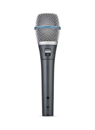 Supercardioid Single-Element Vocal Condenser Microphone for Studio Recording and Live Performances with A25D Mic Clip and Storage Bag BETA 87A black - v1623219545/N48029010A_1