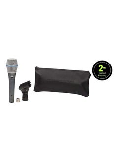 Shure Supercardioid Single-Element Vocal Condenser Microphone for Studio Recording and Live Performances with A25D Mic Clip and Storage Bag BETA 87A black  - Image 2