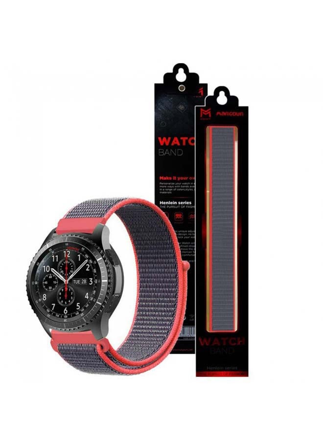 MARGOUN Nylon Sport Loop Band For Samsung Gear S3 Classic/S3 Frontier Electricpink - Image 1
