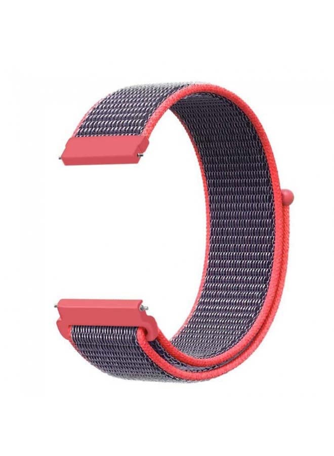 MARGOUN Nylon Sport Loop Band For Samsung Gear S3 Classic/S3 Frontier Electricpink - Image 3