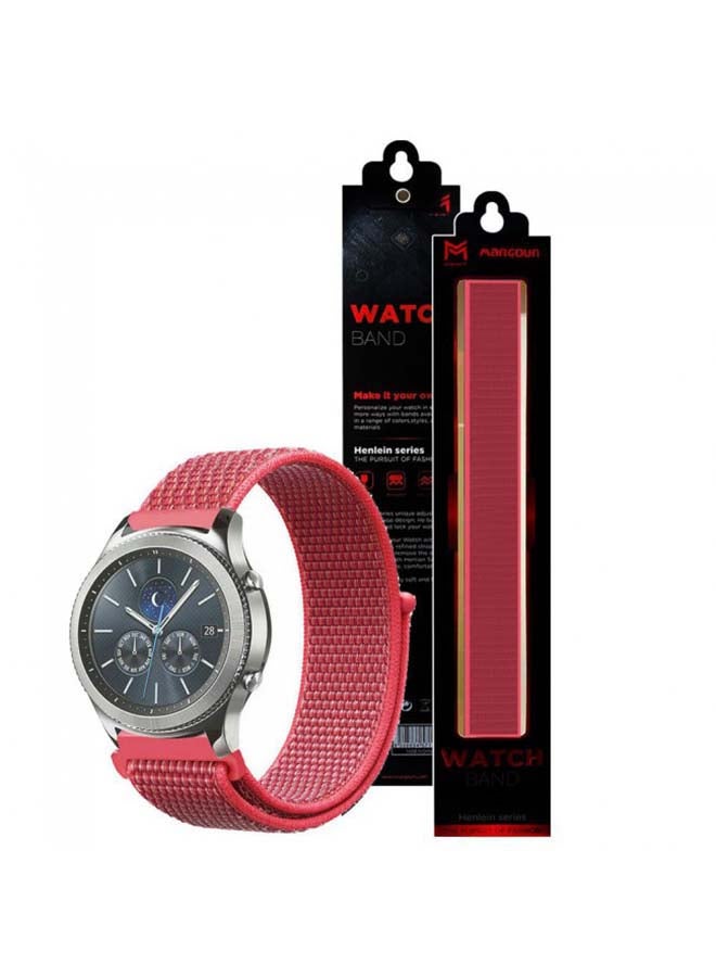 MARGOUN Nylon Sport Loop Band For Samsung Gear S3 Classic/S3 Frontier Hibiscus - Image 1
