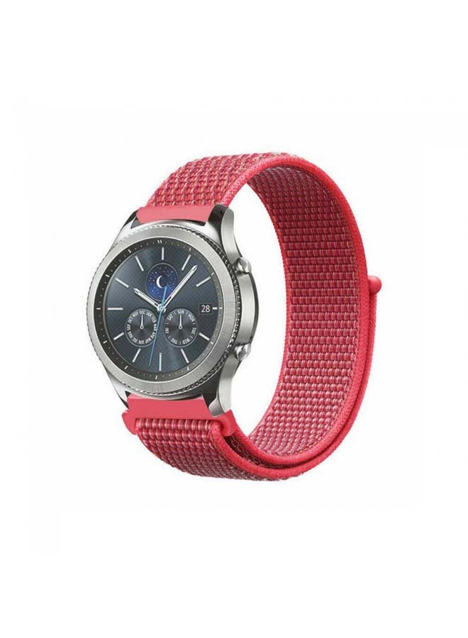 MARGOUN Nylon Sport Loop Band For Samsung Gear S3 Classic/S3 Frontier Hibiscus - Image 2