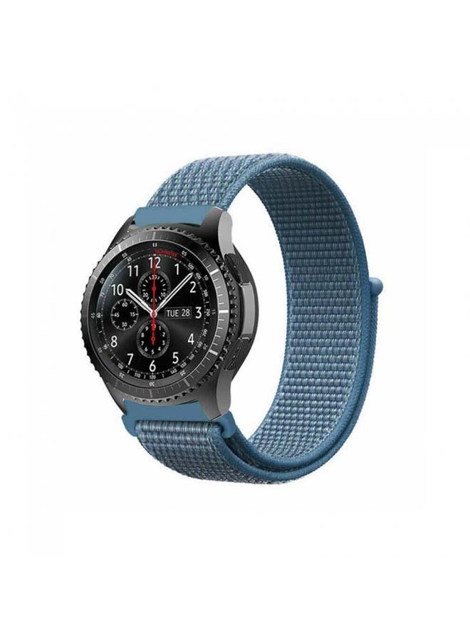 مارجون سوار رياضي بتصميم حلقي من النايلون لساعة سامسونج جير S3 كلاسيك/ S3 فرونتير كيب كود بلو - Image 2