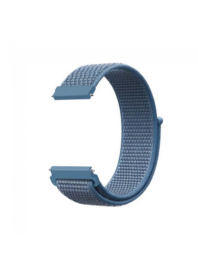 مارجون سوار رياضي بتصميم حلقي من النايلون لساعة سامسونج جير S3 كلاسيك/ S3 فرونتير كيب كود بلو - Image 3