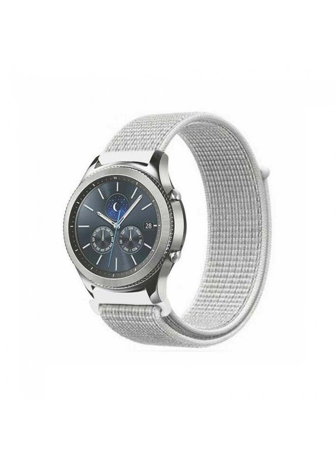 MARGOUN Nylon Sport Loop Band For Samsung Gear S3 Classic/S3 Frontier Summitwhite  - Image 2