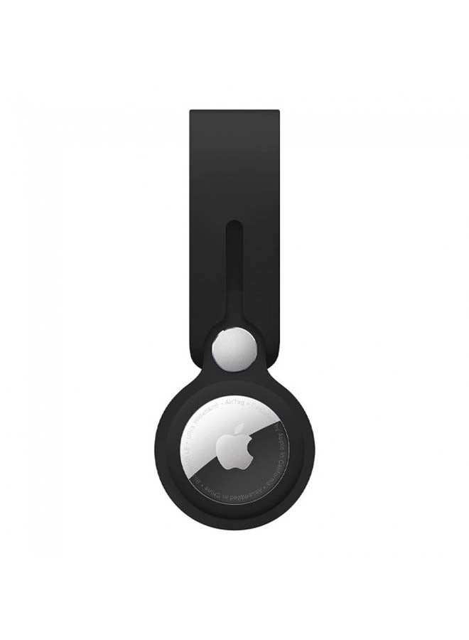 MARGOUN - Silicone Holder Loop For Apple AirTag Black - Image 1