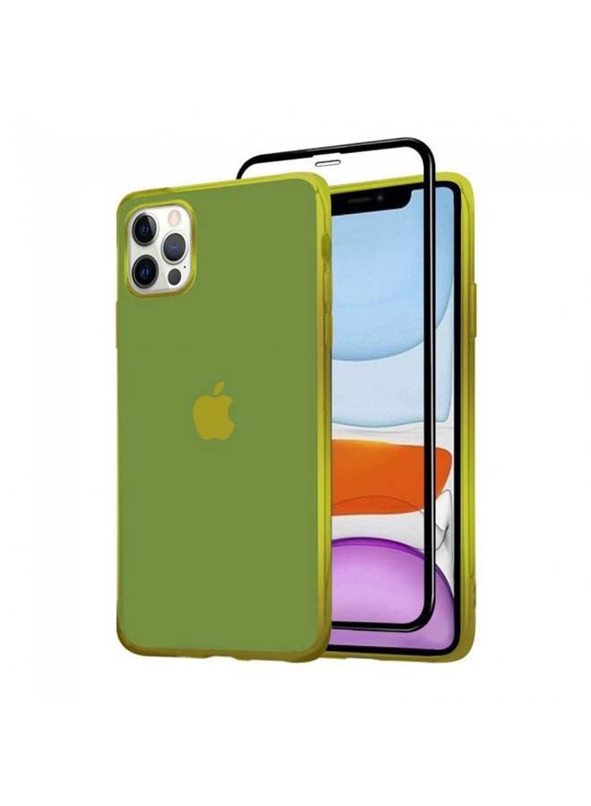 MARGOUN 2-Pack Case Cover and Screen Protector for iPhone 12 Pro Green  - Image 1