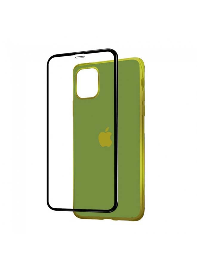 MARGOUN 2-Pack Case Cover and Screen Protector for iPhone 12 Green - Image 2