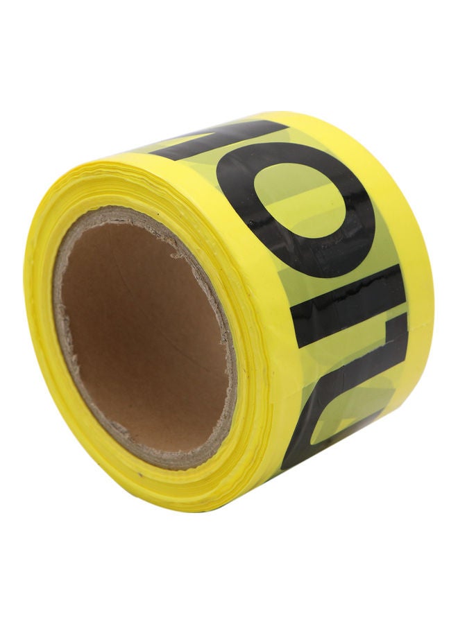 Caution Printed Coloured Tape Yellow - Image 5