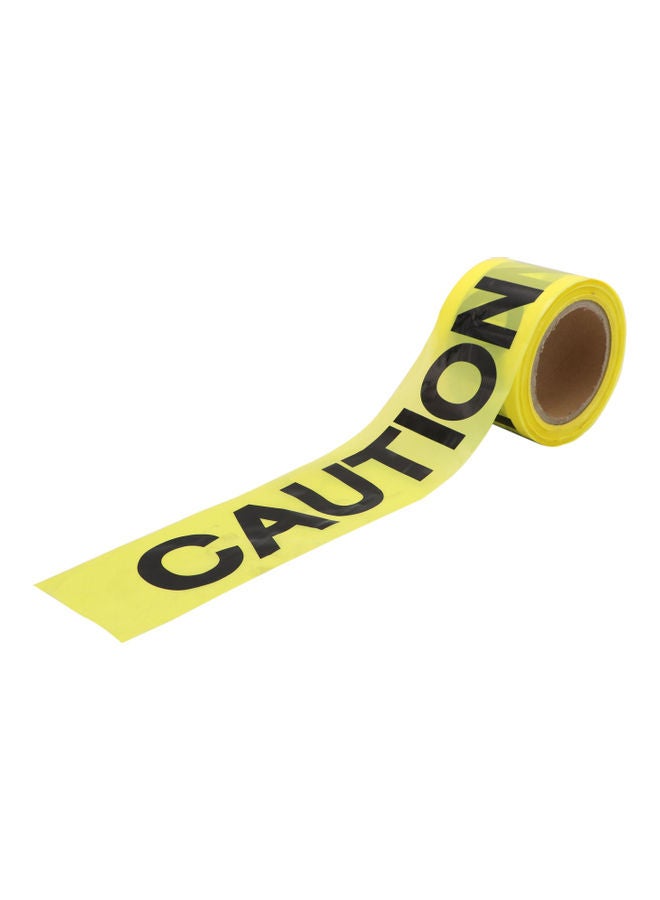 Caution Printed Coloured Tape Yellow - Image 1
