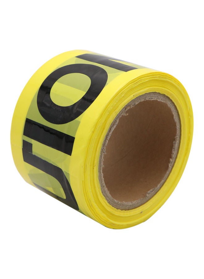 Caution Printed Coloured Tape Yellow - Image 4