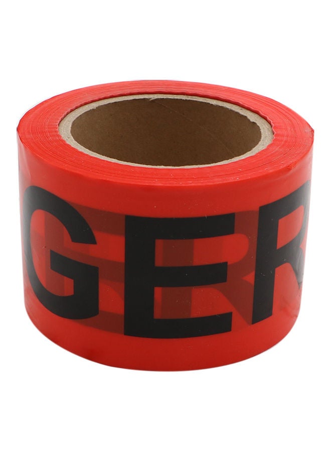 Danger Printed Coloured Tape Red - Image 2