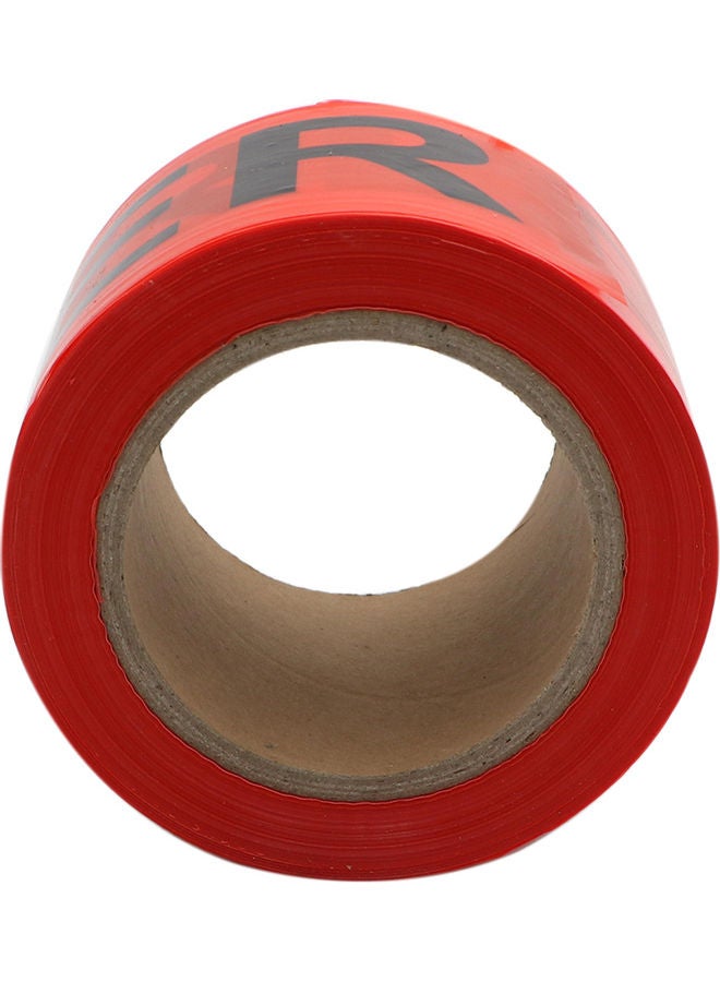 Danger Printed Coloured Tape Red - Image 3