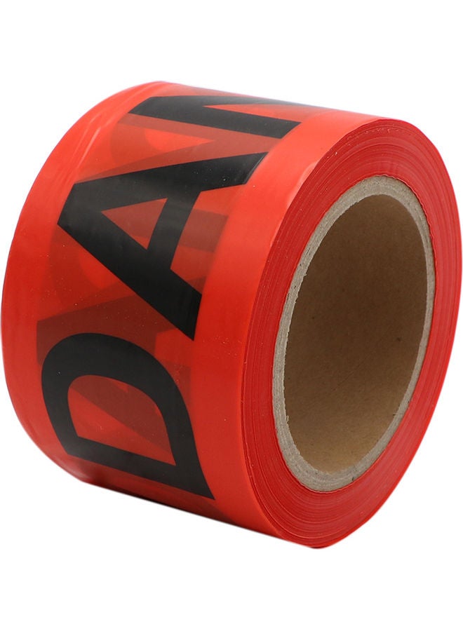 Danger Printed Coloured Tape Red - Image 4