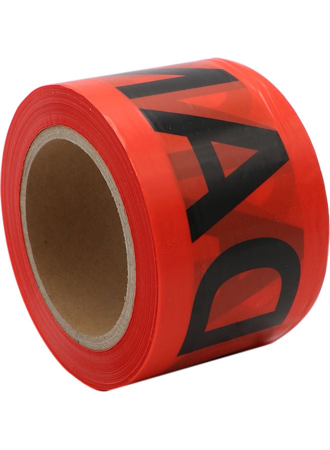 Danger Printed Coloured Tape Red - Image 5
