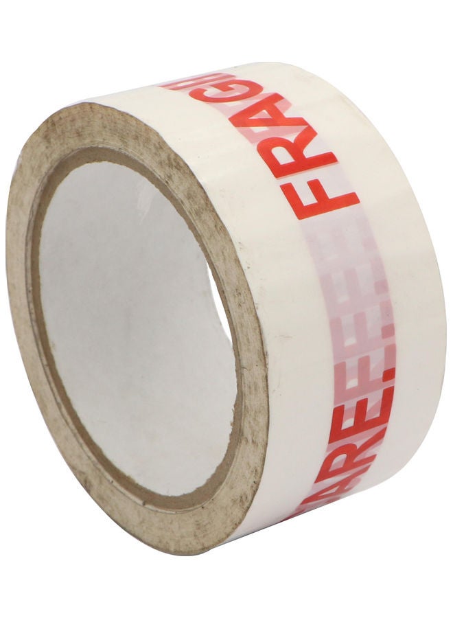 Fragile Printed Adhesive Tape Clear - Image 2
