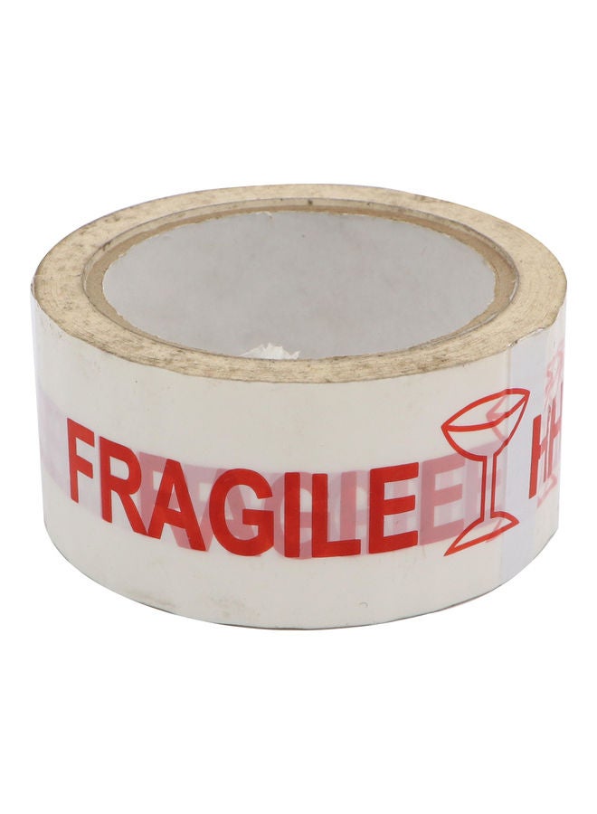 Fragile Printed Adhesive Tape Clear - Image 3