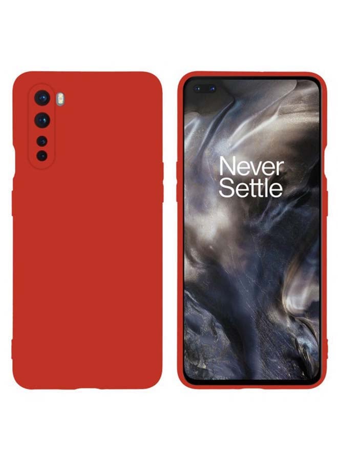 MARGOUN Protective Silicone Case Cover for OnePlus Nord Red - Image 3