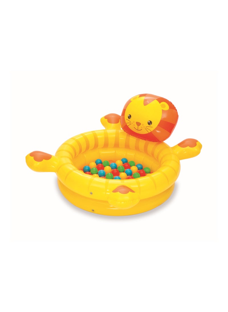 Bestway Inflatable Lion With 50 Balls 111x98x61.5cm  - Image 1