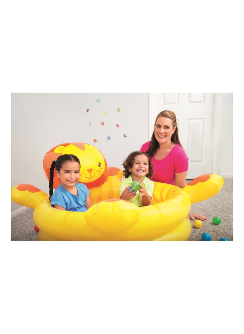 Bestway Inflatable Lion With 50 Balls 111x98x61.5cm  - Image 5