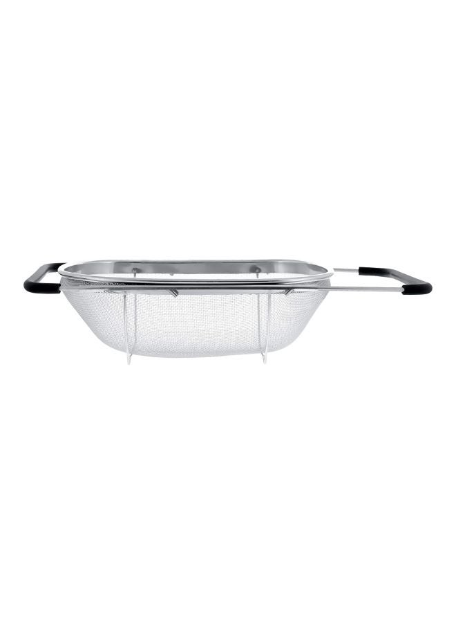 Expandable Over Sink Colander Silver/Black 34x24cm - v1623221711/N13350216A_5