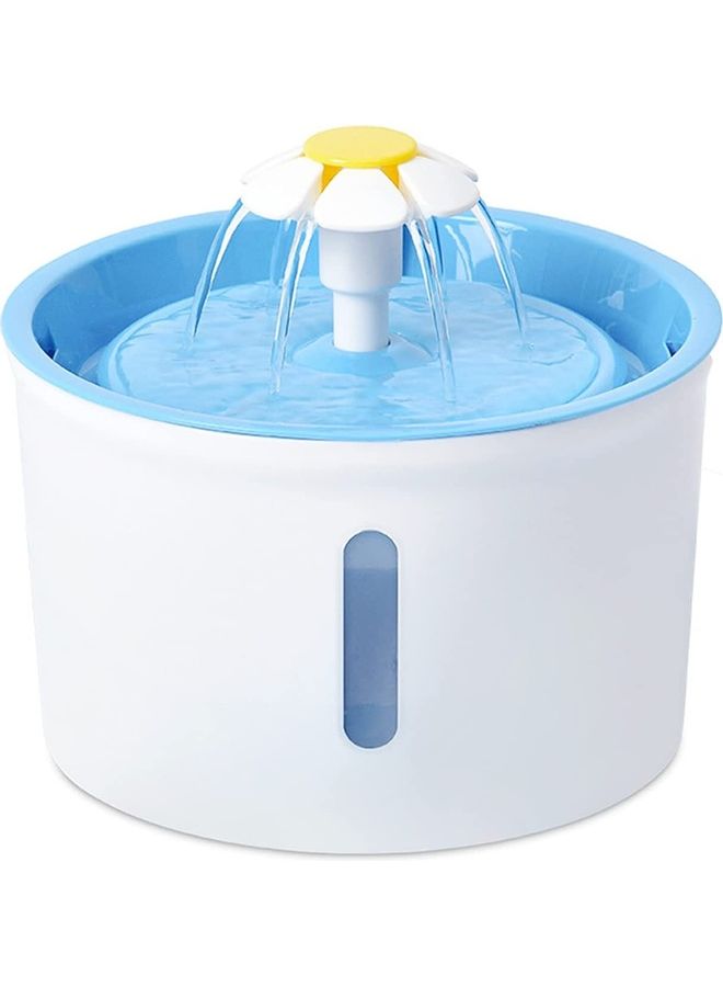 XiuWoo 1.6L Automatic Pet Water Dispenser White/Blue - Image 1