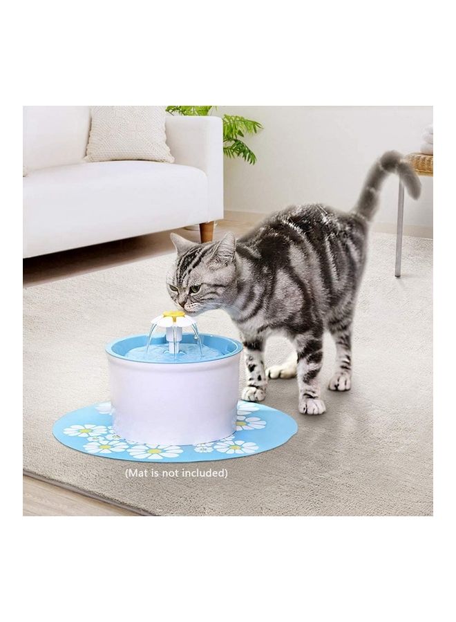 XiuWoo 1.6L Automatic Pet Water Dispenser White/Blue - Image 2