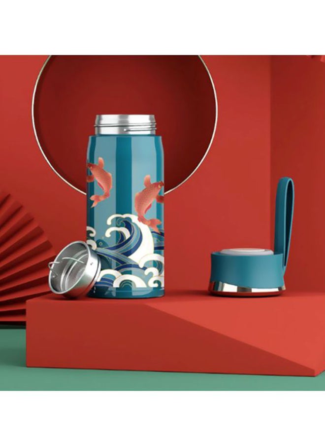 Beauenty Stainless Steel Heat Preservation Cup Blue 21cm  - Image 2