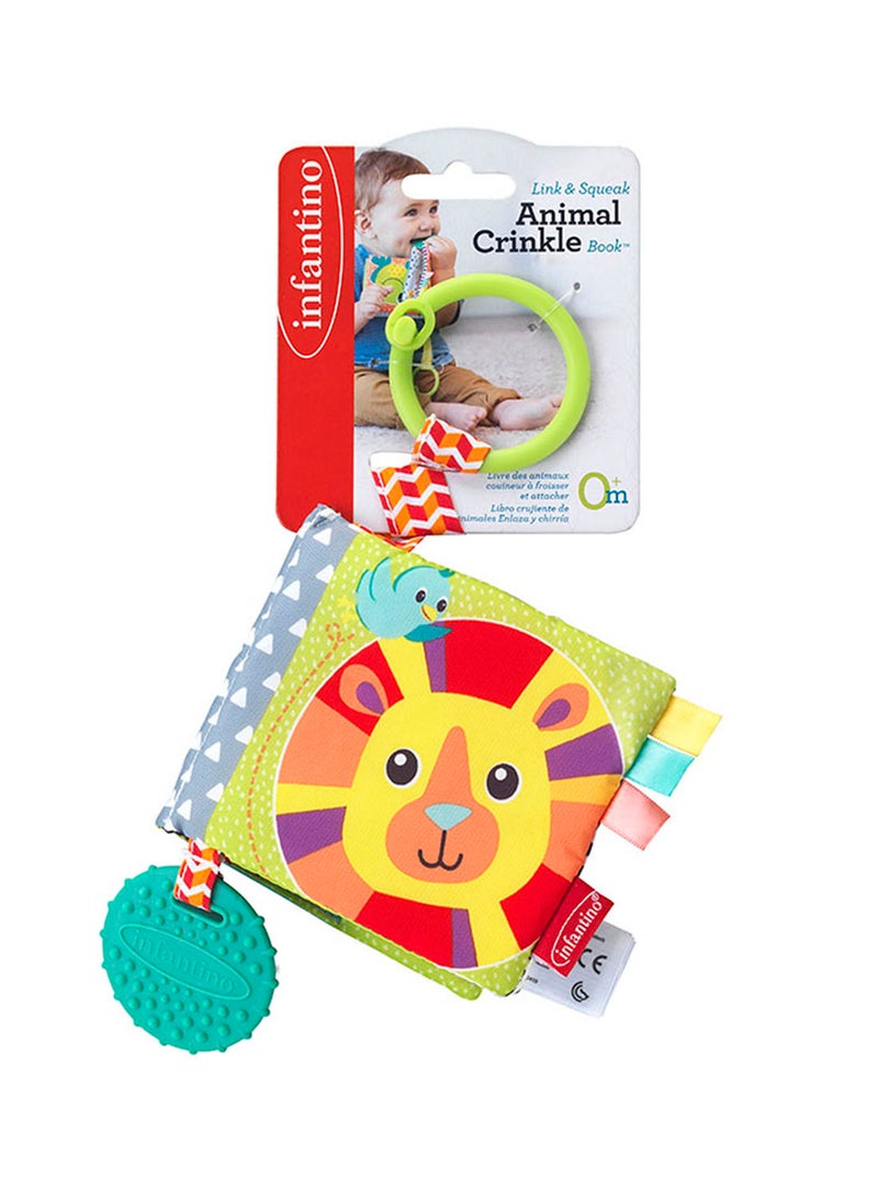 إنفانتينو كتاب تعليم العد وأشكال الحيوانات لينك آند كرينكل - تصاميم متنوعة 3.9x1.6x4.3بوصة - Image 2