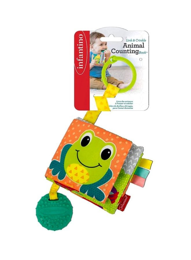 إنفانتينو كتاب تعليم العد وأشكال الحيوانات لينك آند كرينكل - تصاميم متنوعة 3.9x1.6x4.3بوصة - Image 3