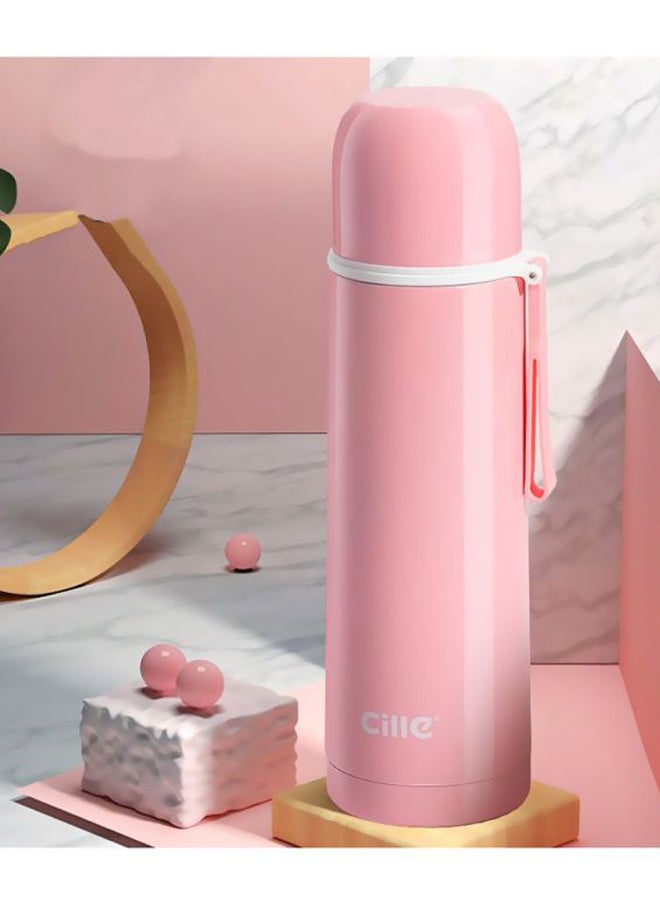 Beauenty Stainless Steel Thermos Cup Pink 28.8cm - Image 3