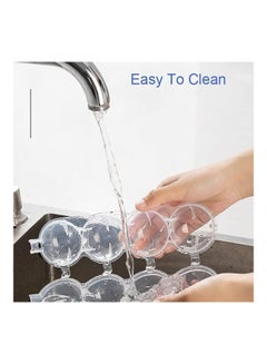 XiuWoo 4-Hole Ice Ball Maker Clear 23 x 6.5 x 5.5cm  - Image 3